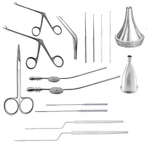 Myringotomy ENT Surgery Instrument Set Manual German Stainless Steel Reusable CE Certified Tympanostomy <b>Ear</b> Surgical Kit Grommet - Product Image 1