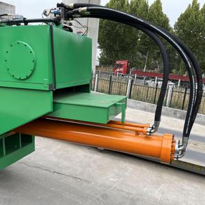 Waste Pet Plastic Bottles Cutlery Compact Baling Machine <strong>Wool</strong> Compress Horizontal Hydraulic Baler - Product Image 5