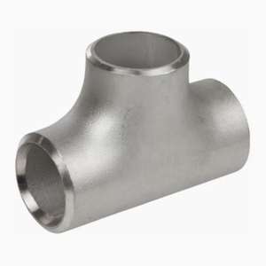 DIN Stainless Steel 304/316 Butt Welded Black Sch80 Sch160 Corrosion Resistant Equal Tee Pipe Fitting - Product Image 1