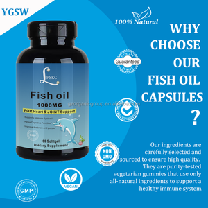 Private Label GMP-zertifiziertes High DHA/EPA Hochwertiges natürliches Fischöl Omega 3 Antioxidans Adult 1000mg Softgel Schwangere - Product Image 5