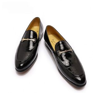 Zapatos Formales de Negocios para Hombre, Diseño Moderno, de Cuero Genuino, Cómodos, Planos, Tipo Mocasines, que Aumentan la Altura, Impermeables - Product Image 6