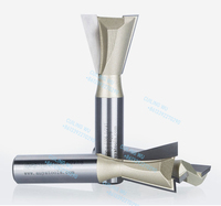 Bit Router Pemotong Keras Karbida TUOKE Laris Manis, Kekerasan Tinggi untuk Peralatan Pertukangan Kayu 0306 Dovetail Bit ARDEN OEM CNC 45HRC