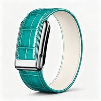 Bracelet de montre intelligente en cuir véritable pour Whoop 5.0, unisexe, étanche, réglable, durable, robuste, bracelet de remplacement
