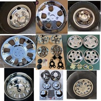 Venta al por mayor Universal truck bus 17,5 pulgadas cubierta de cubo de rueda para Mitsubishi DAF ISUZU benz volvo man