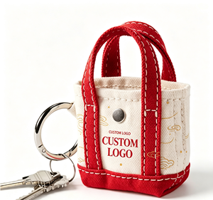 Mini sac fourre-tout portable souvenir avec motif personnalisé, porte-clés tendance, ornement léger pour sac à main, cadeau - Product Image 1
