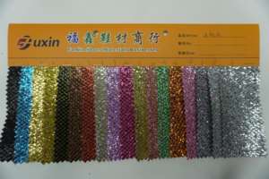 Material de PU de cuero con purpurina sintética ecológica para calzado superior, bolsa, Maleta, pasador, característica impermeable, versátil - Product Image 4