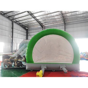 Château gonflable commercial dinosaure avec toboggan, combo extérieur écologique, garantie 3 ans, pour <span class=keywords><strong>anniversaire</strong></span> d'enfants - Product Image 3