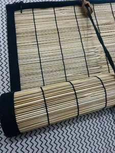 Stores en bambou tissé sur mesure, filtrant la lumière naturelle, pour maison, hôtel, restaurant, sans système de tirage - Product Image 4