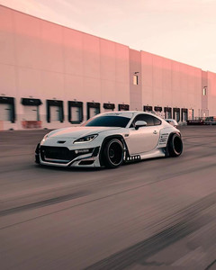 Nouveau kit carrosserie large pour Toyota GR86 BRZ, style Rocket Rabbit, pare-chocs avant et arrière, ailerons, modèle GT86, état neuf - Product Image 6
