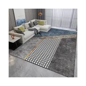 Faux Wol Tapijt 3M Mat Indoor Machine Wasbaar Moderne Geweven Wasbare Outdoor Plaid Gebied Tapijt Voor Boerderij Woonkamer