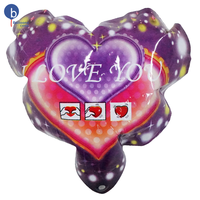 Ballon auto-gonflable en forme de coeur pour la décoration de fête de mariage Saint Valentin avec emballage individuel