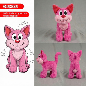 Muñecos de Peluche Personalizados de Alta Calidad, Llavero Redondo Suave, Mascota, Marioneta Pequeña, Oso de Peluche, Fabricante de Peluches Personalizados - Product Image 2