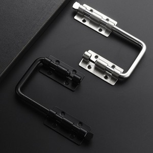 Stainless Steel Angle Latch Door Bolt Anti-Theft Lock Modern Industrial Design Easy Installation - Product Image 2