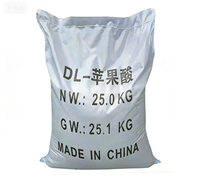 Acide malique DL en poudre, acide carboxylique, acide organique, additifs alimentaires, qualité industrielle, pureté 99%, CAS 617-48-1, alimentaire, fourni par l'usine