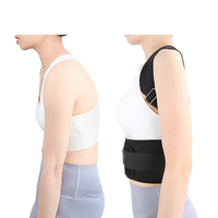 Correcteur de posture réglable avec bretelles magnétiques respirantes pour usage quotidien et entraînement – Ceinture de soutien dorsal pour la colonne vertébrale