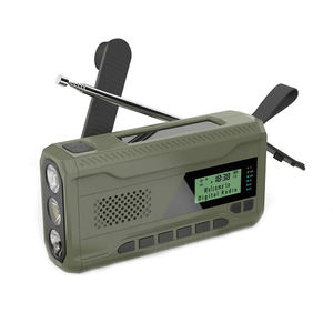 Digital Factory Multifunction DAB FM Radio with Solar Hand Crank Power LCD Display Radio Portable and BT <b>Speaker</b> Outdoor - Product Image 6