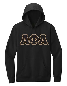 Felpa con Cappuccio Personalizzabile con Logo della Fratellanza Alpha Phi Alpha, Abbigliamento Sportivo Casual alla Moda - Product Image 2