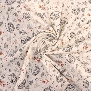 תינוק נושם כותנה הדפס נמר כפול שכבה כפולה 100% כותנה אורגנית גזה ארוג טכניקות ארוג טקסטיל ידידותי לסביבה - Product Image 2