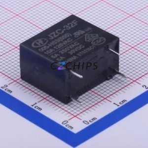 JZC-32F/005-HS3(555) Power Relay Through hole,10.2x18.4mm 5V 1 Normally Open: 1A (SPST-Normally Open)::: 4 - Product Image 1