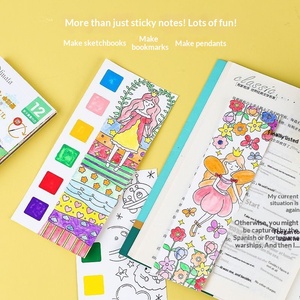 Livre de coloriage à la gouache pour enfants, notes de coloriage, cadeau multicolore, vente en gros d'usine - Product Image 4