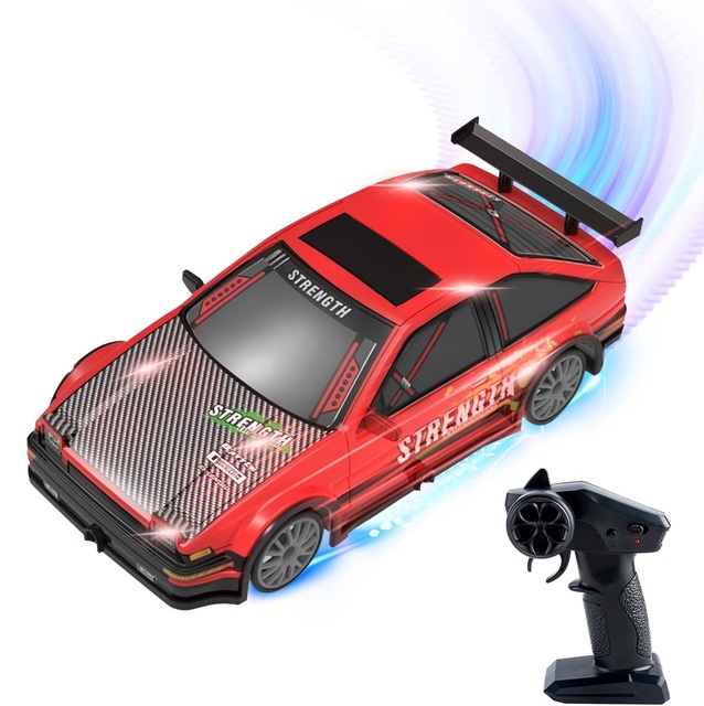 EPT 1:18 Scale 4WD RC Racing Car Electric Remote Control Metal Drift Car Gaming Toys and Gifts for Children