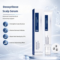 Sérum capillaire transfrontalier à l'acide désoxyribonucléique 20 ml, emballage neutre, stimulant la densité et le volume des cheveux, enrichi en biotine et exosomes