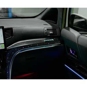 ไฟตกแต่งภายในรถยนต์แบบ RGBIC LED Symphony Acrylic Strip สำหรับ Toyota Alphard 20 Series LHD/RHD ปี 2008-2015 ขายส่ง - Product Image 3