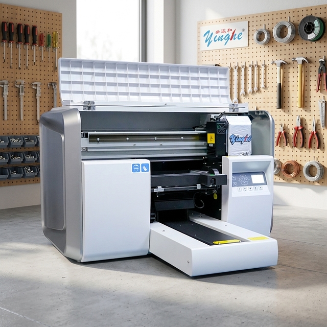 Wholesale Price Yinghe YH-A3 UV Flatbed Printer A3 UV Printing Machine Simultaneous White & Color Ink for Glass PVC Printing