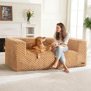 Modular <b>Bean</b> <b>Bag</b> <b>Sofa</b> High Density Sponge Cushion Floor <b>Sofa</b> For Pets And Adults Customizable Color Options - Product Image 1