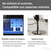 Máquina de Limpieza/Corte/Soldadura Láser de Fibra de 300W/500W/200W para Múltiples Materiales (Acero Inoxidable, Madera) con Certificación CE, Fácil de Operar