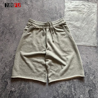 Pantaloncini da Uomo 240gsm, Casual, Larghi, con Coulisse, Alta Qualità, Stile Jogger Cargo, Personalizzabili con Logo, Streetwear