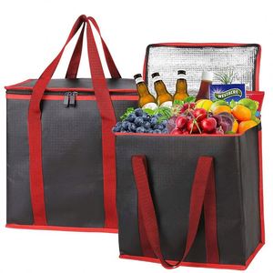 Bolsas Térmicas Aisladas Resistentes y Reutilizables con Logotipo Personalizado, para Entrega de Alimentos y Compras - Product Image 6