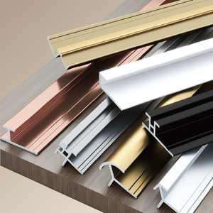 Plinthes lumineuses en alliage <span class=keywords><strong>d</strong></span>'aluminium à double concavité pour hôpitaux et hôtels, étanches, design contemporain, faciles à installer - Product Image 2