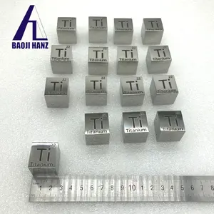 Ti 1.5 Gr5 forged square block titanium cube price