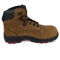 Chaussures de sécurité pour hommes sans métal en cuir de vachette, chaussures de travail de protection ESD pour hommes