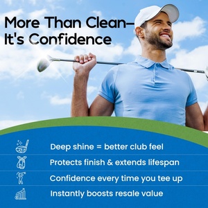 Kit de nettoyage pour grip de golf, kit de nettoyage multi-usages pour les grips de clubs, les balles de golf et les chaussures - Product Image 4