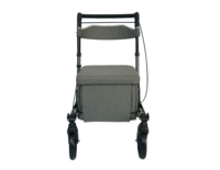 Déambulateur pliant avec chariot de courses, cadre en aluminium, compact, léger, durable, certifié CE, frein à roulettes pour personnes âgées