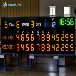 Grand écran d'affichage LED pour tableau de scores électronique de baseball en plein air, avec chiffres multicolores pour les stades sportifs - Product Image 2