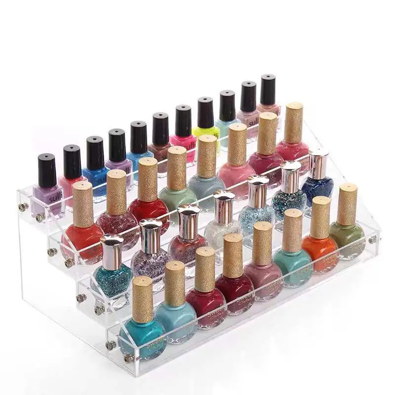 Tùy chỉnh customomatic acrylic tinh dầu Rack hiển thị lưu trữ Organizer Nail Polish hiển thị đứng