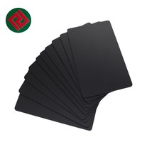 Codificación negra personalizada RFID tarjetas de visita etiqueta regalo tarjeta de control de acceso plástico PVC NFC Java Google Play tarjeta de identificación