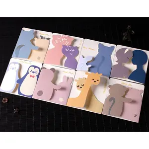 Stationery Creative Gifts Teachers' Day greeting cards children birthday message cards Fresh animals with envelopes