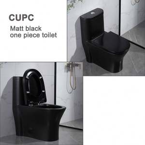 PPシートカバー付き高級デザインサイフォンワンピースセラミックトイレ - Product Image 1