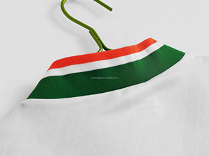 Kaos Sepak Bola Kerah Tegak 100% Poliester Berkualitas Tinggi Kustom 1994 Irlandia Retro Klasik - Product Image 3