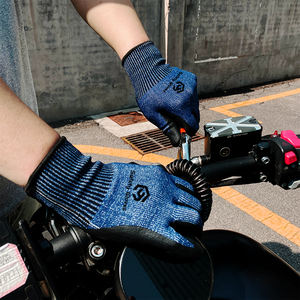 Sarung Tangan CHUANGYING Heavy Duty <span class=keywords><strong>Kevlar</strong></span> Nitrile Level 5 Anti Potong Rajutan Katun untuk Dapur Sampel Gratis Bersertifikat EN388 - Product Image 5