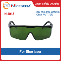 Lunettes LED 200-460nm 900-2000nm avec verre d'erbium 1550 Lunettes de protection laser pour le soudage Protection des yeux de sécurité laser