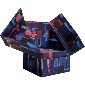 2025 tùy chỉnh chai nước hoa Hộp quà tặng với đôi mở từ hiển thị kích thước độc đáo màu sắc và phong cách bán hàng nóng Matt nhiều lớp - Product Image 1