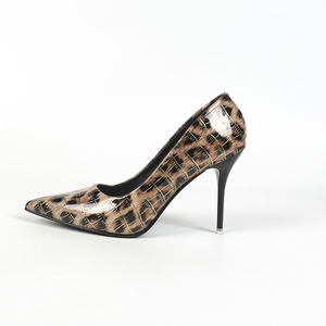 Oferta Especial: Nuevos Tacones Altos de Charol con Estampado de Leopardo, Estilo Europeo y Americano, Verano 2024 - Product Image 6