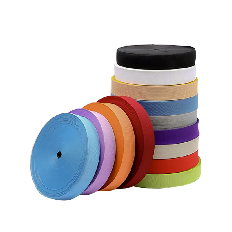 Gacent in-stock Wholesale Nylon Polyester PP Knitted Mattress Edging Webbing for Mattress Binding Tape Web Band & Bamboo Mat