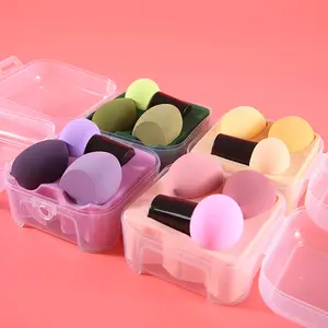 Cosmetic Manufacturer washable reusable makeup silicone sponge non absorb foundation beauty sponge blender for face makeup