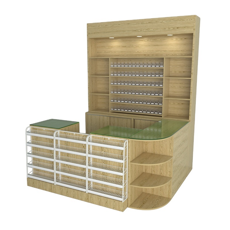 Retail Store Supermarket Equipment Wooden Cashier